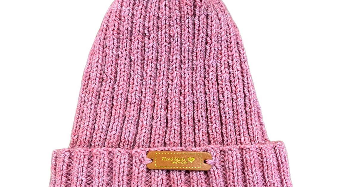 Pink Bobble Hat Fabric and Krafts